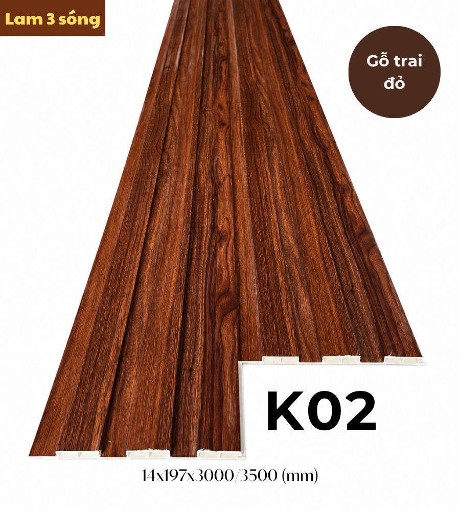 Tấm ốp lam 3 sóng thấp K-02