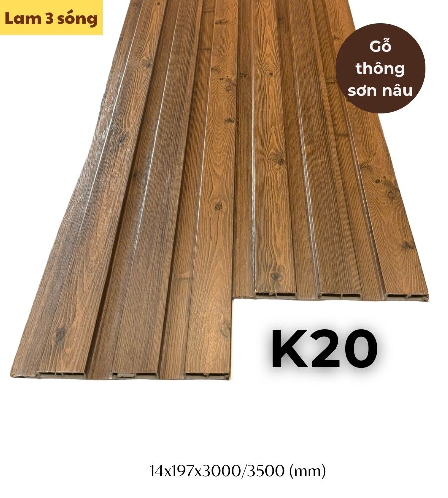 Tấm ốp lam 3 sóng thấp K-20