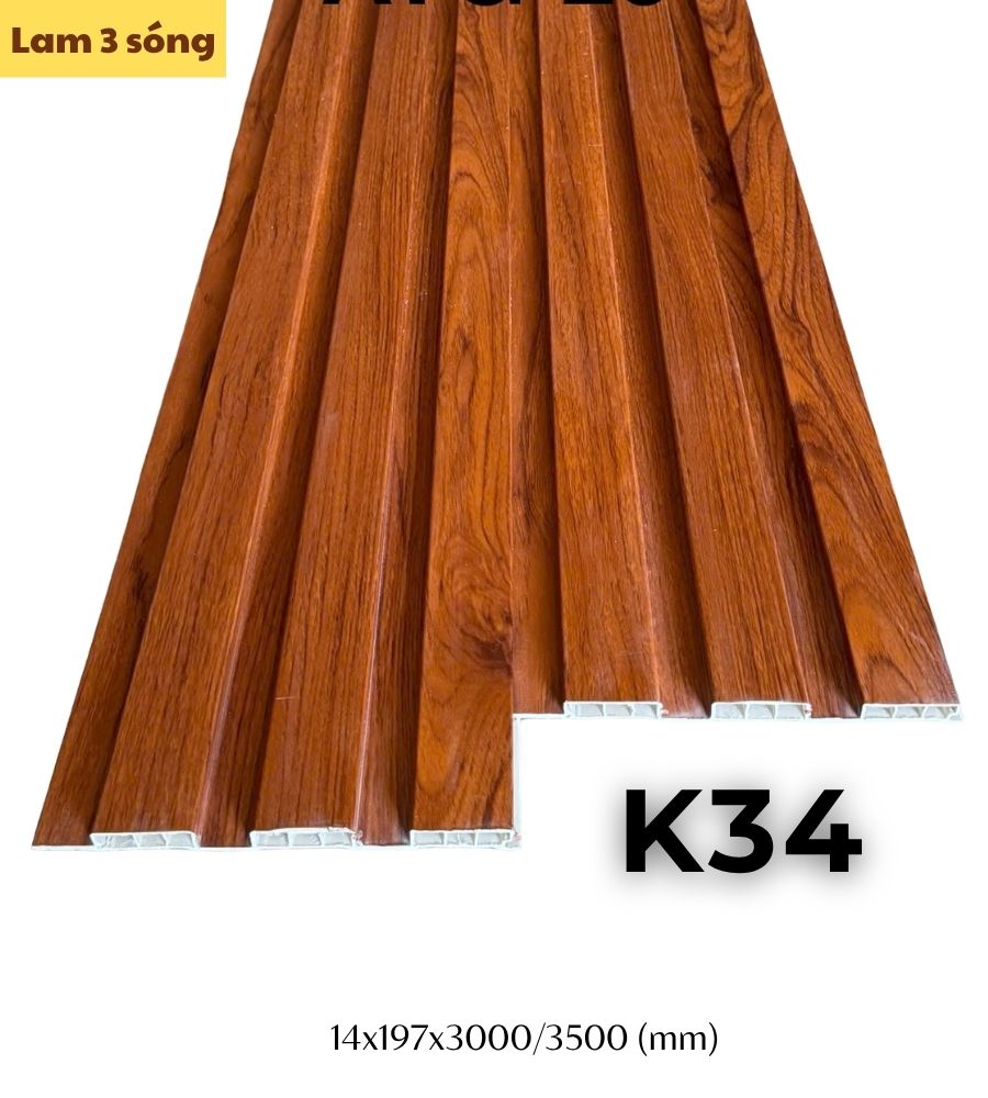 Tấm ốp lam 3 sóng thấp K-34