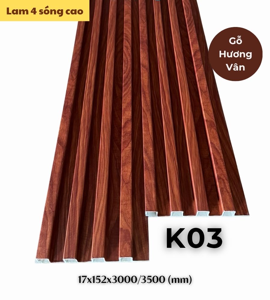 Tấm ốp lam 4 sóng cao K-03