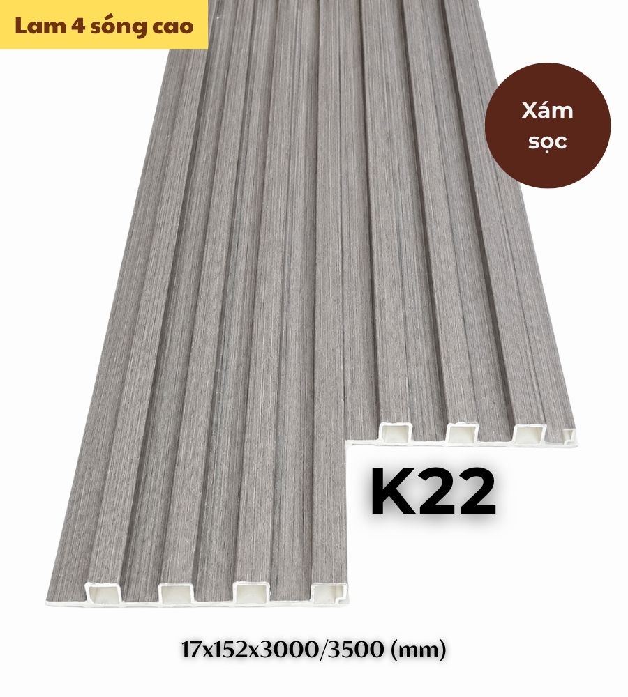 Tấm ốp lam 4 sóng cao K-22