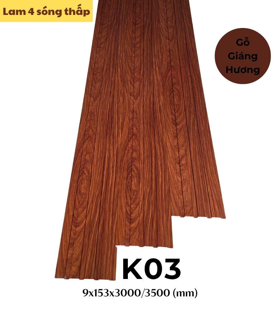 Tấm ốp lam 4 sóng thấp K-03