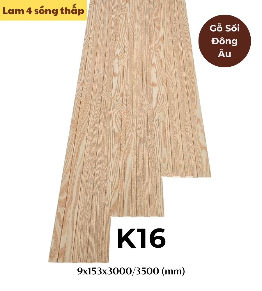Tấm ốp lam 4 sóng thấp K-16