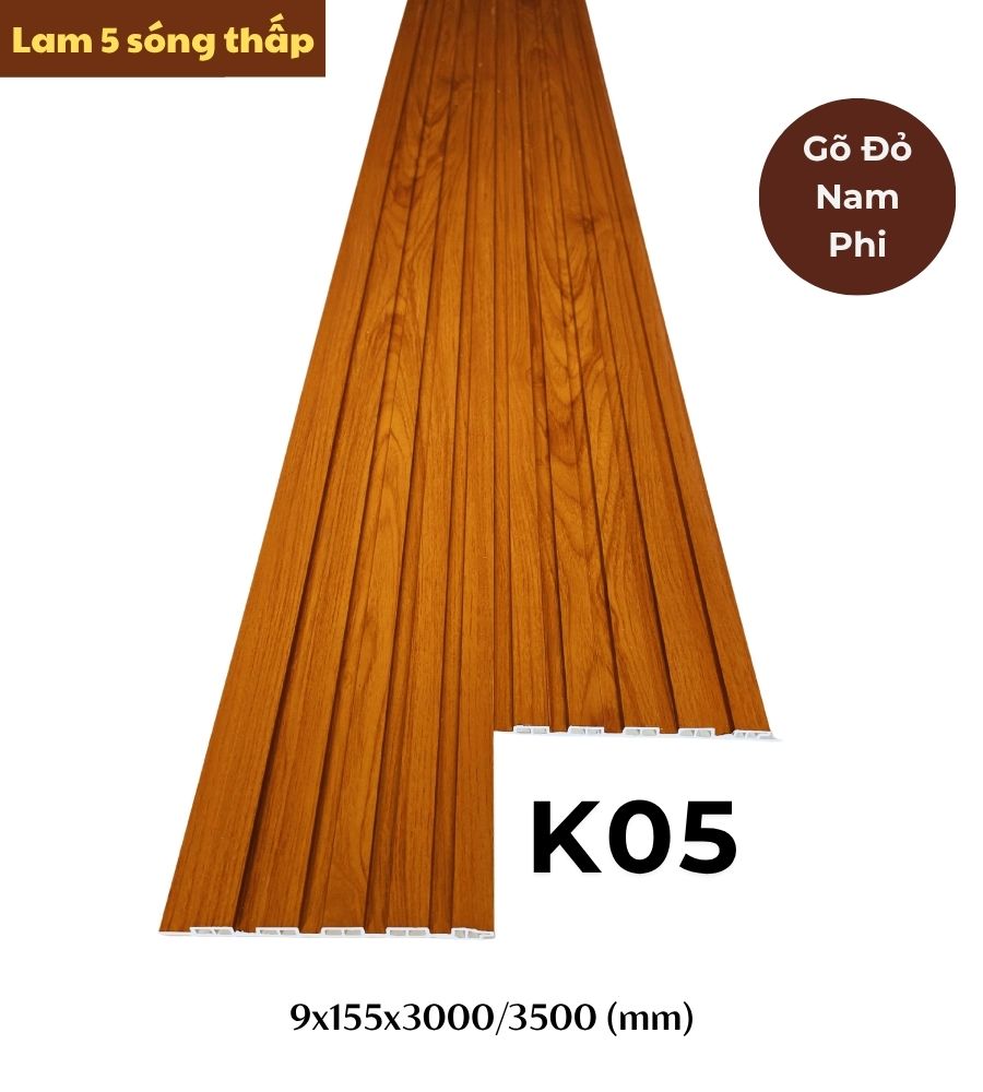 Tấm ốp lam 5 sóng thấp K-05