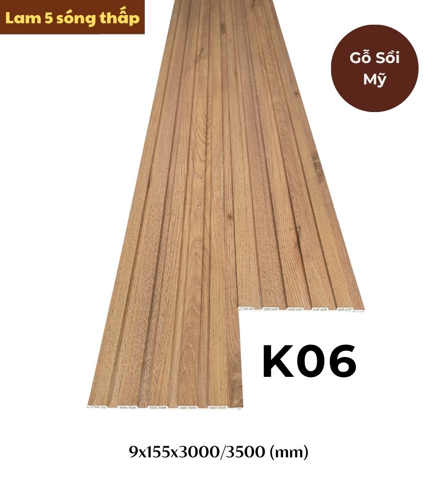 Tấm ốp lam 5 sóng thấp K-06