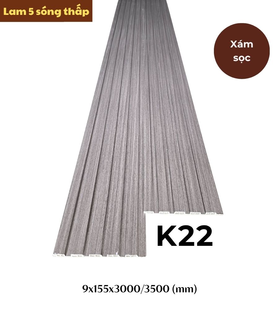 Tấm ốp lam 5 sóng thấp K-22