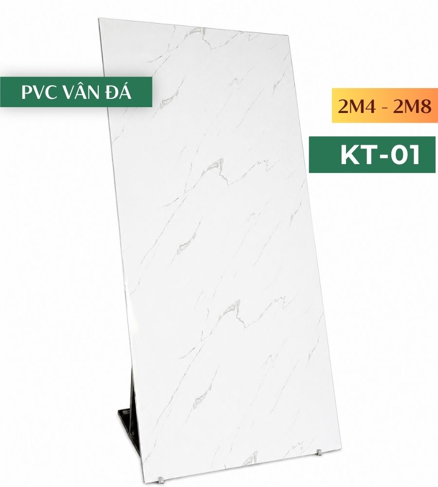 Tấm ốp PVC vân đá KT-01