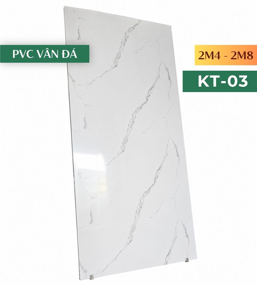 Tấm ốp PVC vân đá KT-03
