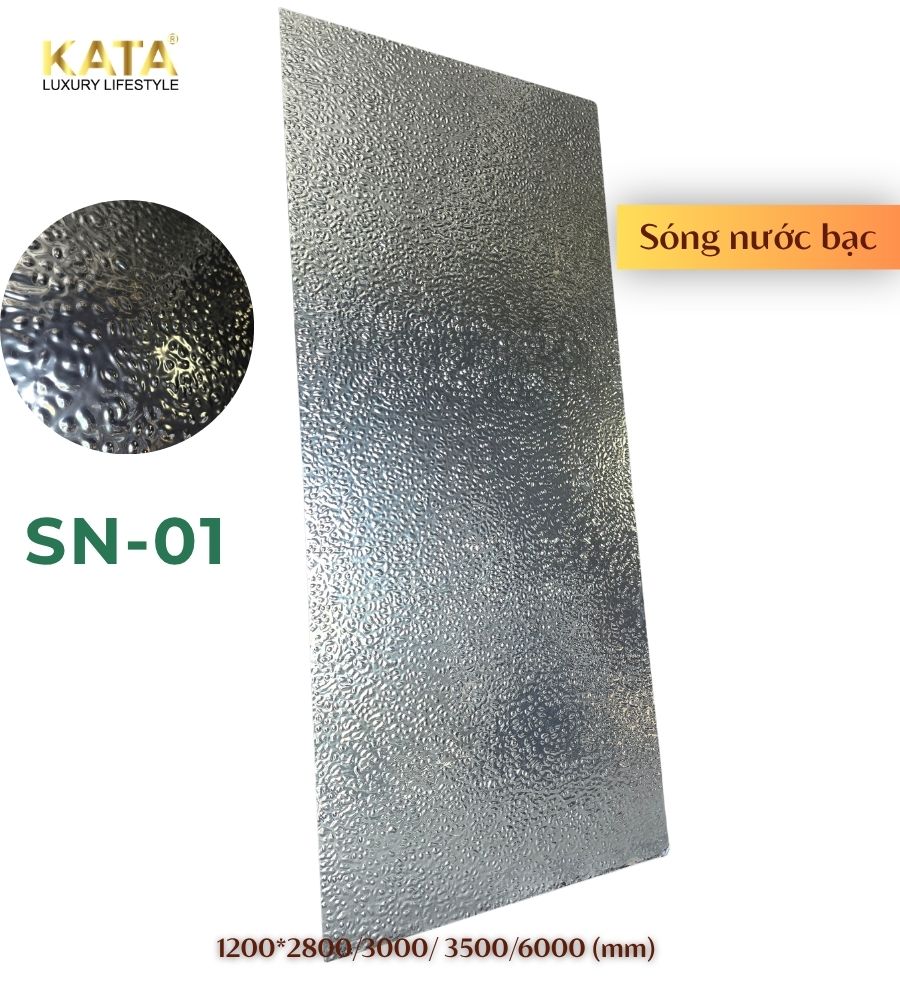 Tấm ốp than tre sóng nước SN-01
