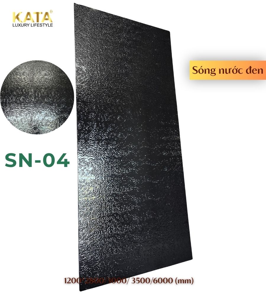 Tấm ốp than tre sóng nước SN-04
