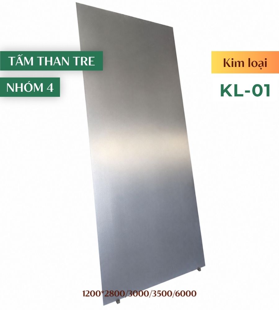 Tấm ốp than tre kim loại KL-01