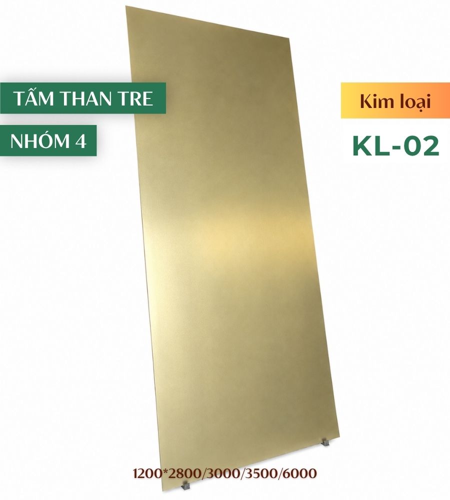 Tấm ốp than tre kim loại KL-02