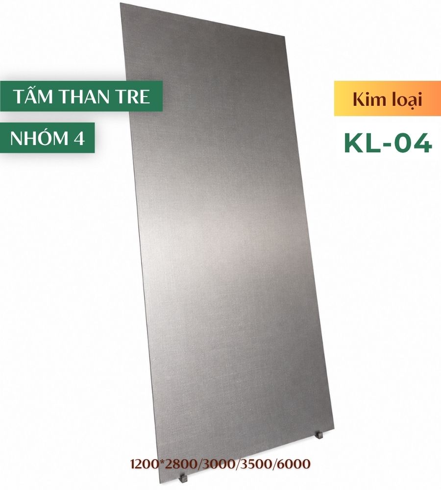 Tấm ốp than tre kim loại KL-04