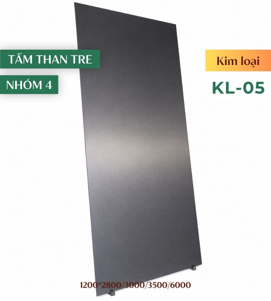 Tấm ốp than tre kim loại KL-05