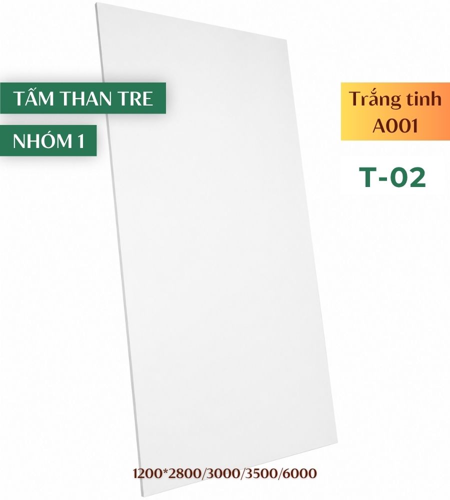 Tấm ốp than tre trắng T-02