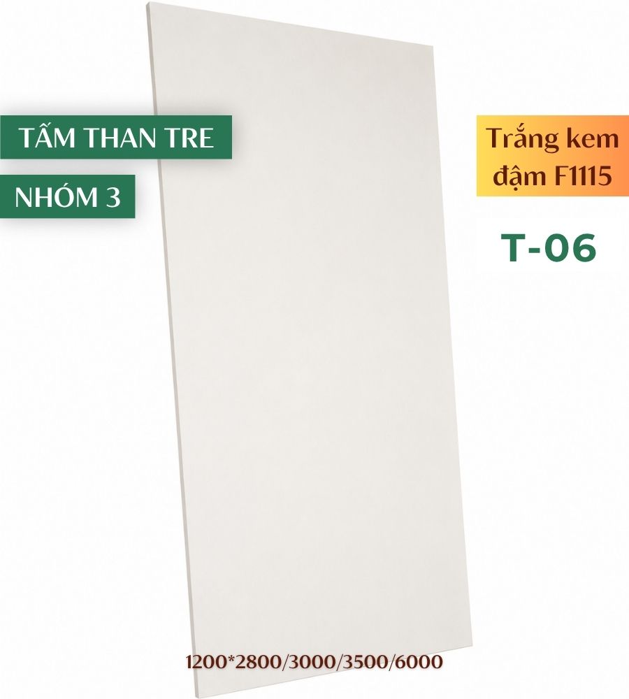 Tấm ốp than tre trắng T-06