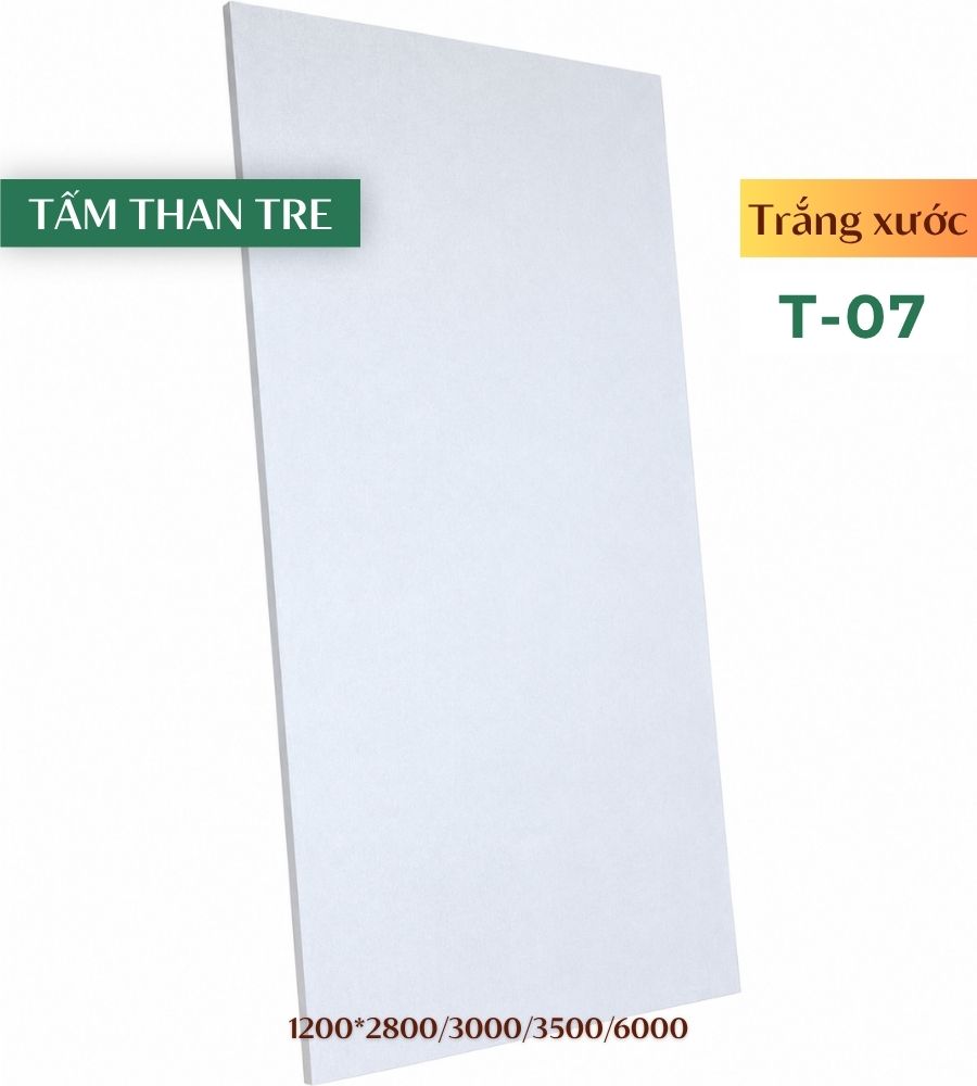 Tấm ốp than tre trắng T-07