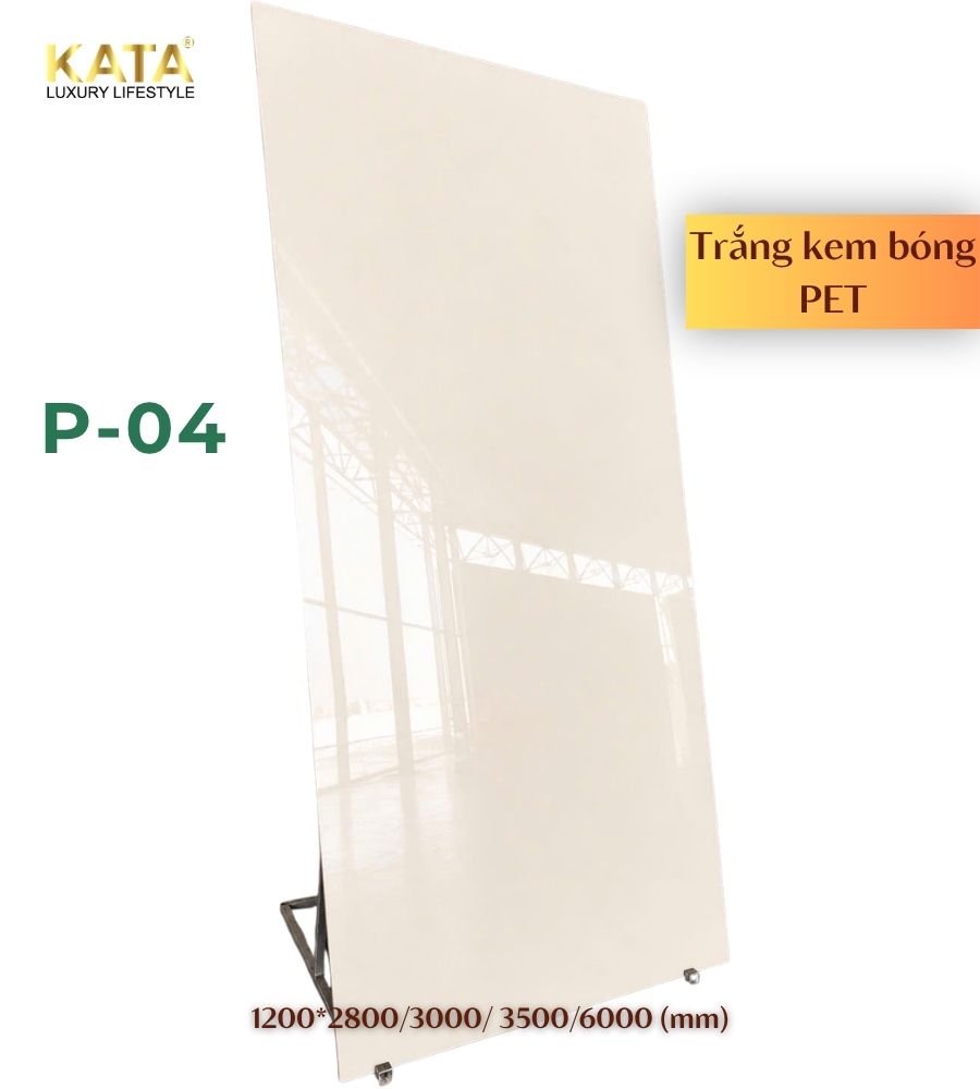Tấm ốp than tre trơn bóng pet P-04