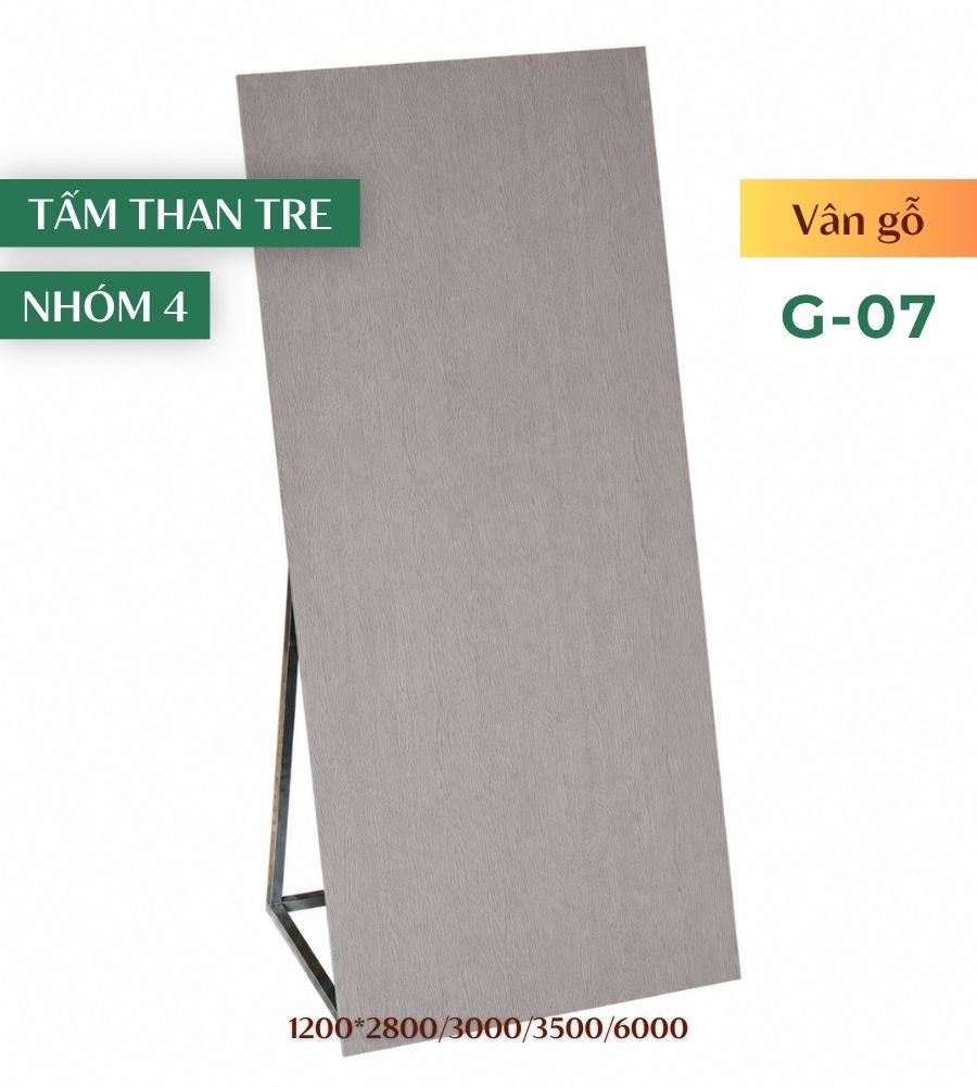Tấm ốp than tre vân gỗ G-07