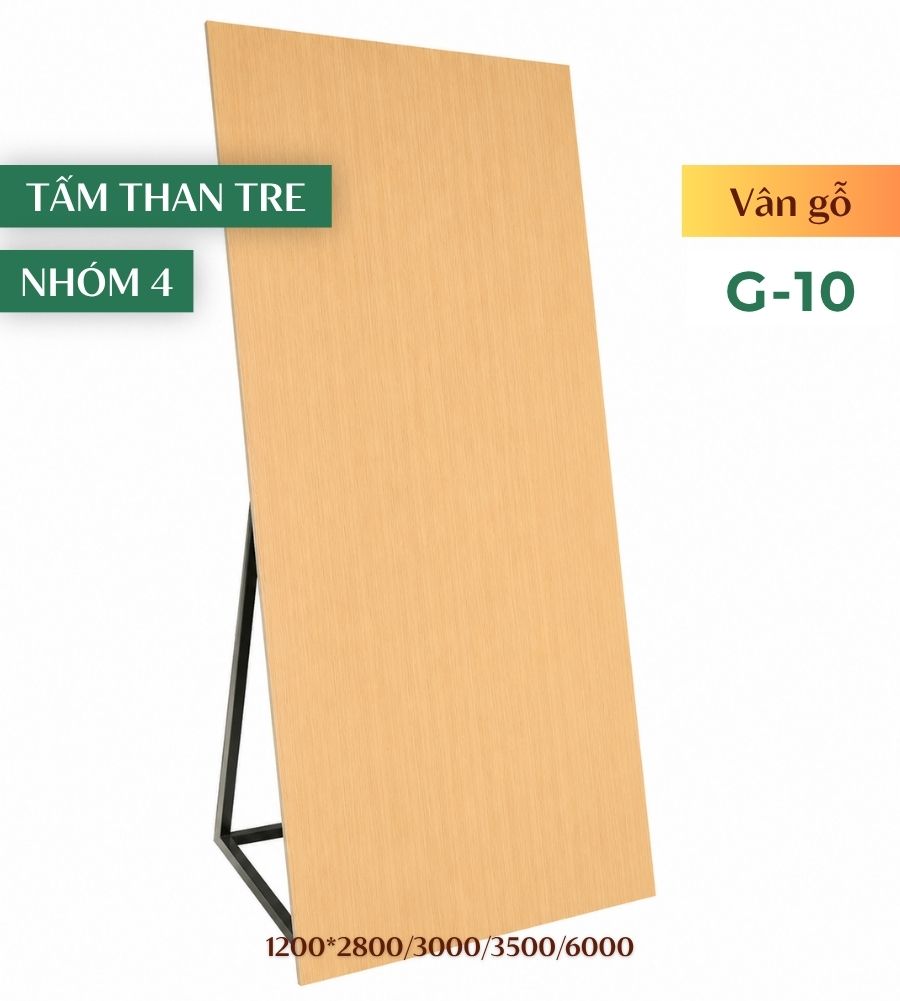 Tấm ốp than tre vân gỗ G-10