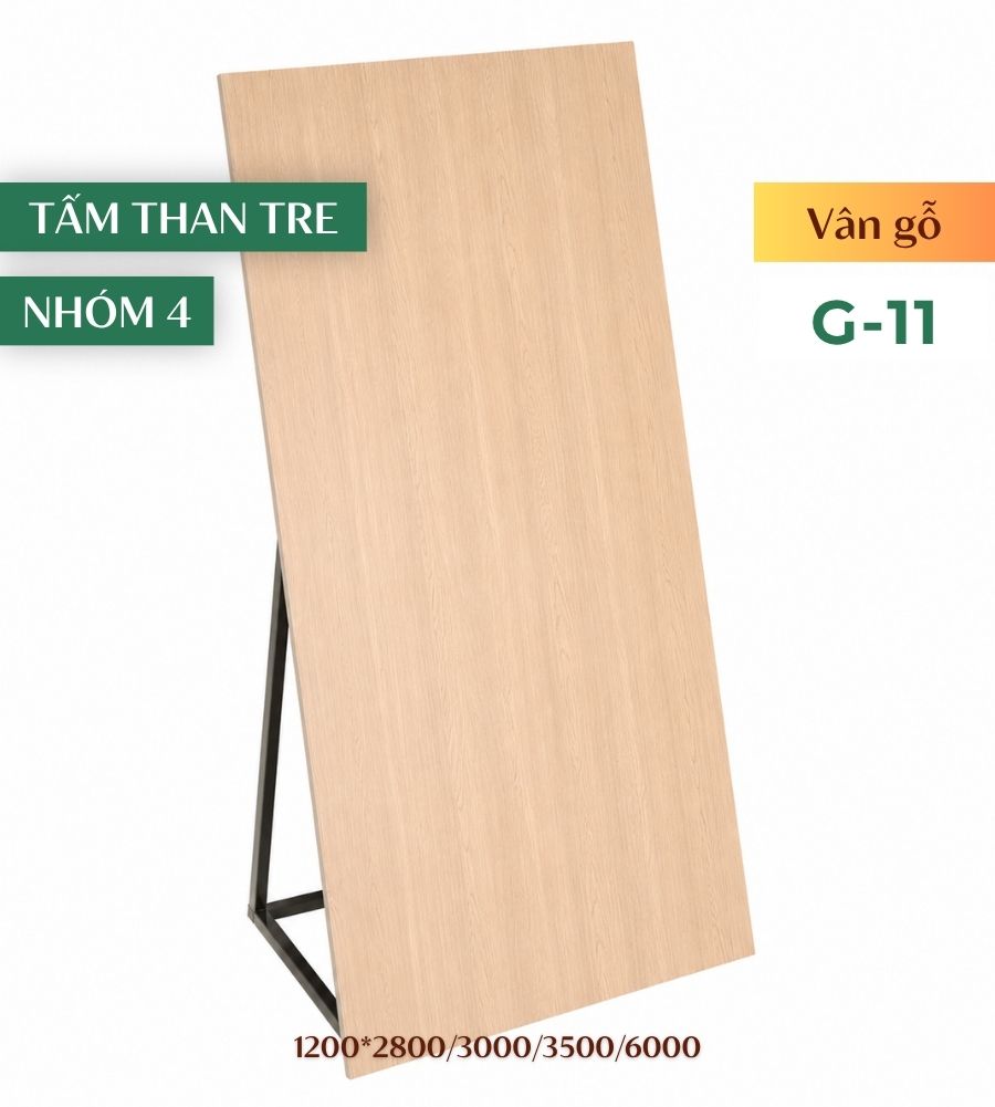 Tấm ốp than tre vân gỗ G-11