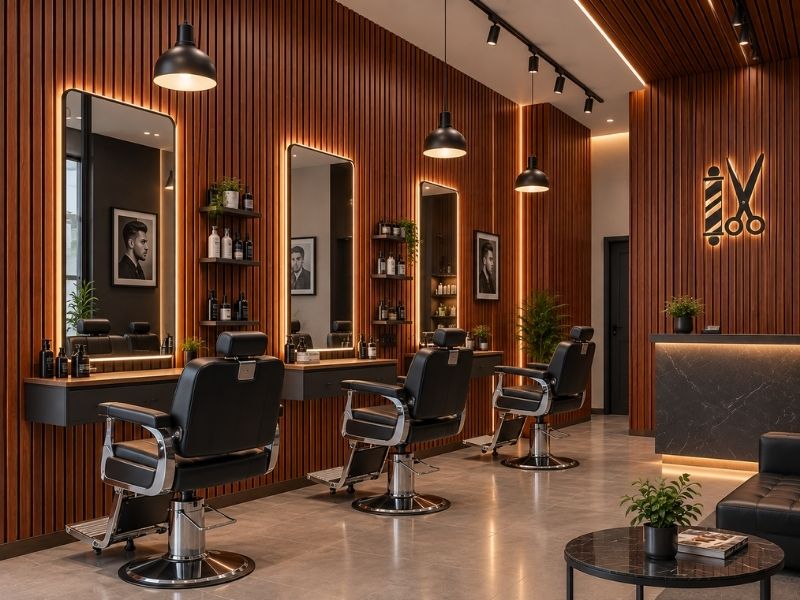 Tấm ốp lam 4 sóng cao K-19 tại barber