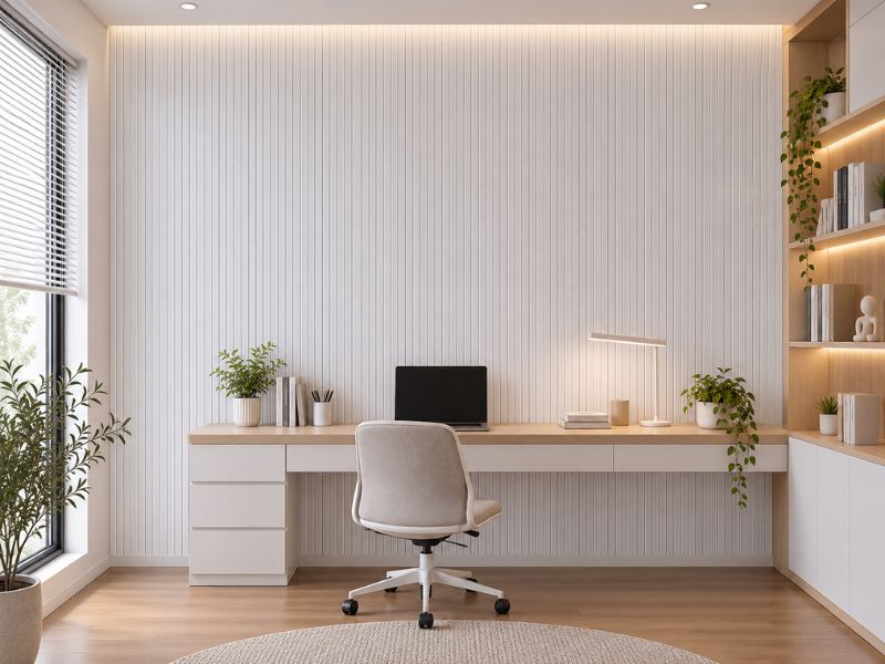 Tấm ốp lam 4 sóng thấp K-18 tại phòng học