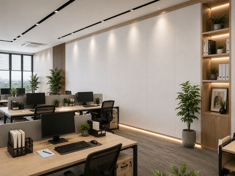 Tấm ốp Nano K-11 tại văn phòng