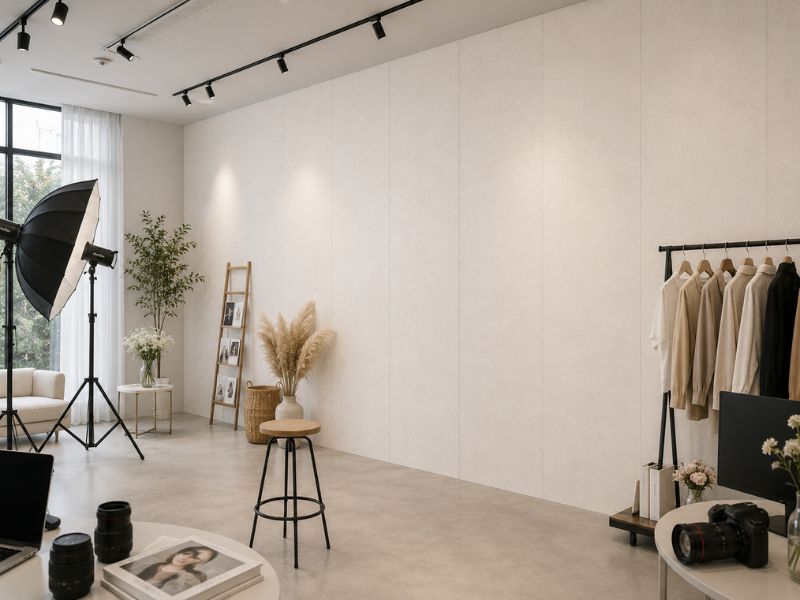 Tấm ốp Nano K-11 tại studio