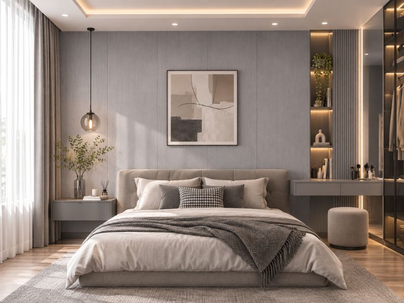 Tấm ốp Nano K-22 phòng ngủ
