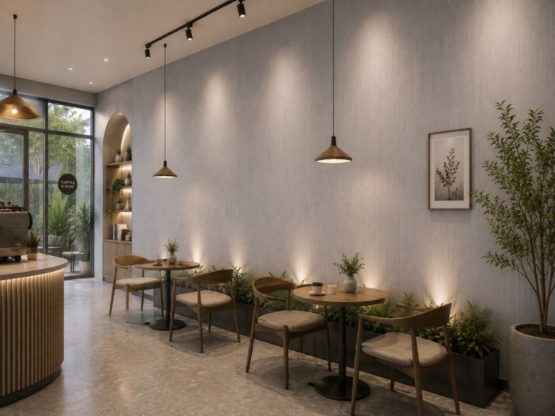 Tấm ốp Nano K-22 quán cafe