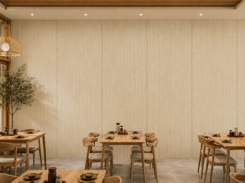 Tấm ốp Nano K-54 tại nhà hàng