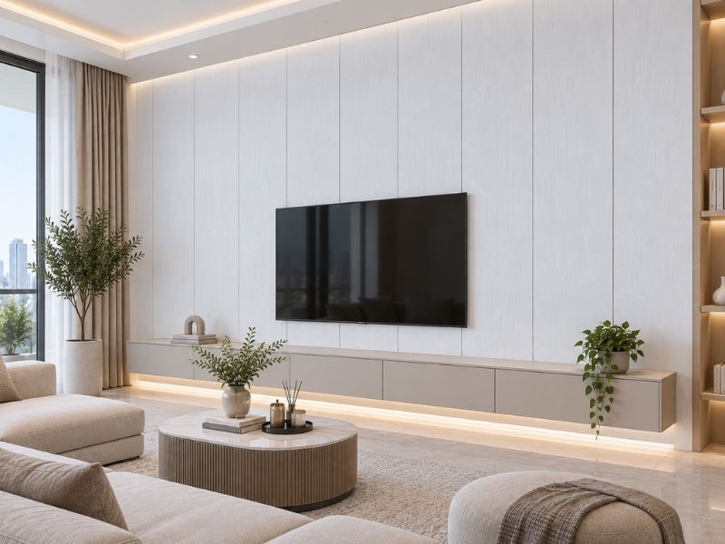Tấm ốp Nano KW-11 tại khách
