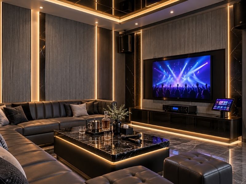 Tấm ốp Nano KW-22 tại phòng karaoke
