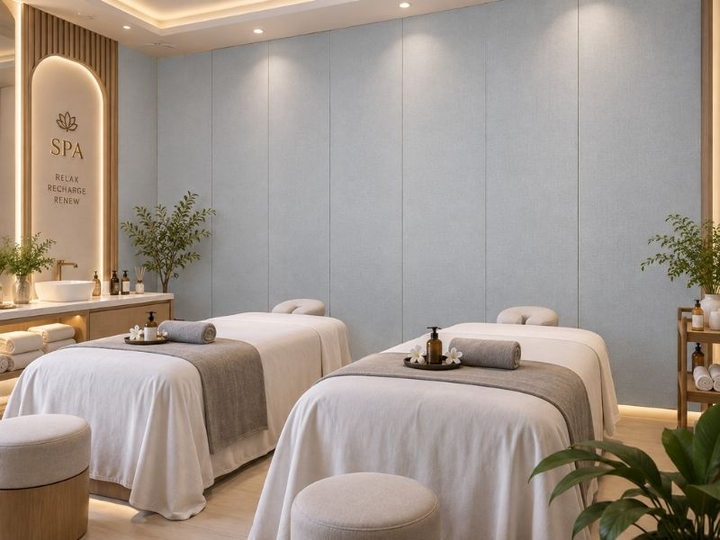 Tấm ốp Nano KW-30 tại spa
