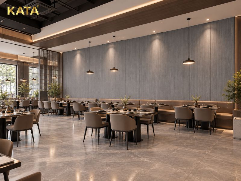 Tấm ốp Nano SM-22 tại quán cafe