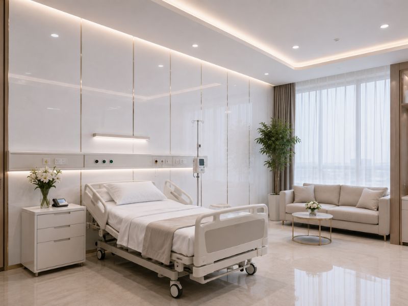 Tấm ốp PVC vân đá KT-06 tại nha khoa