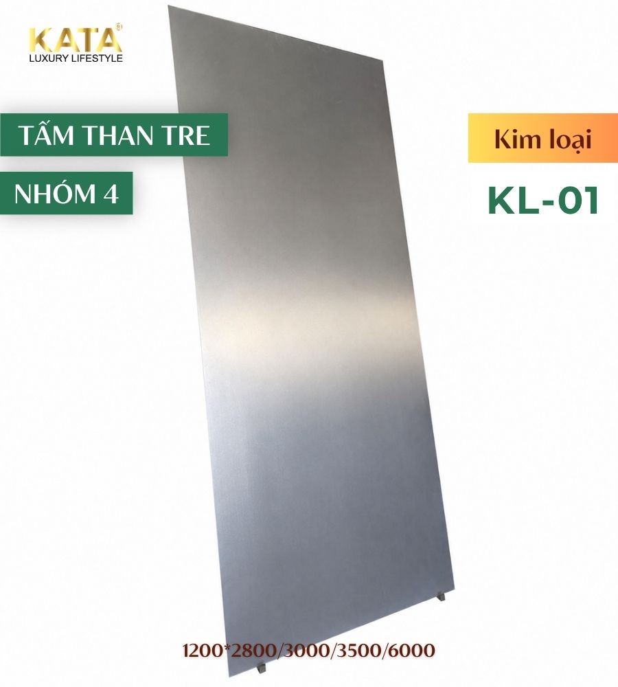 Tấm ốp than tre kim loại KL-01