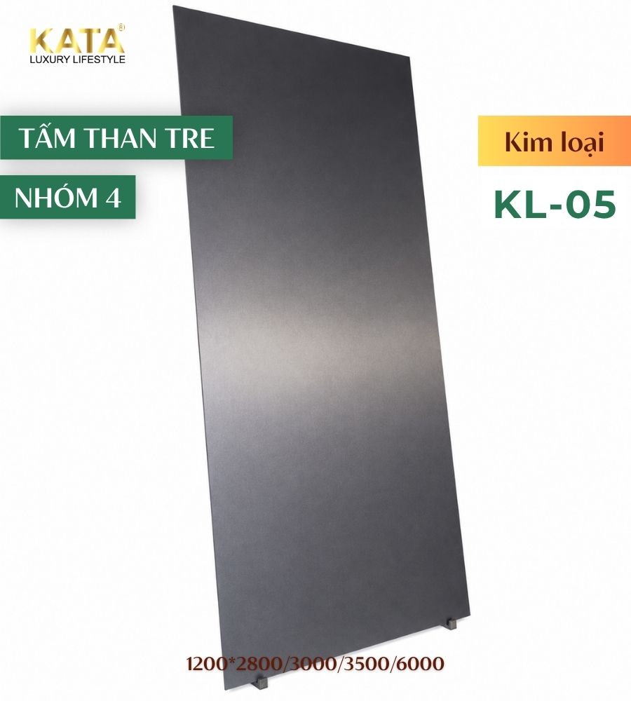 Tấm ốp than tre kim loại KL-05