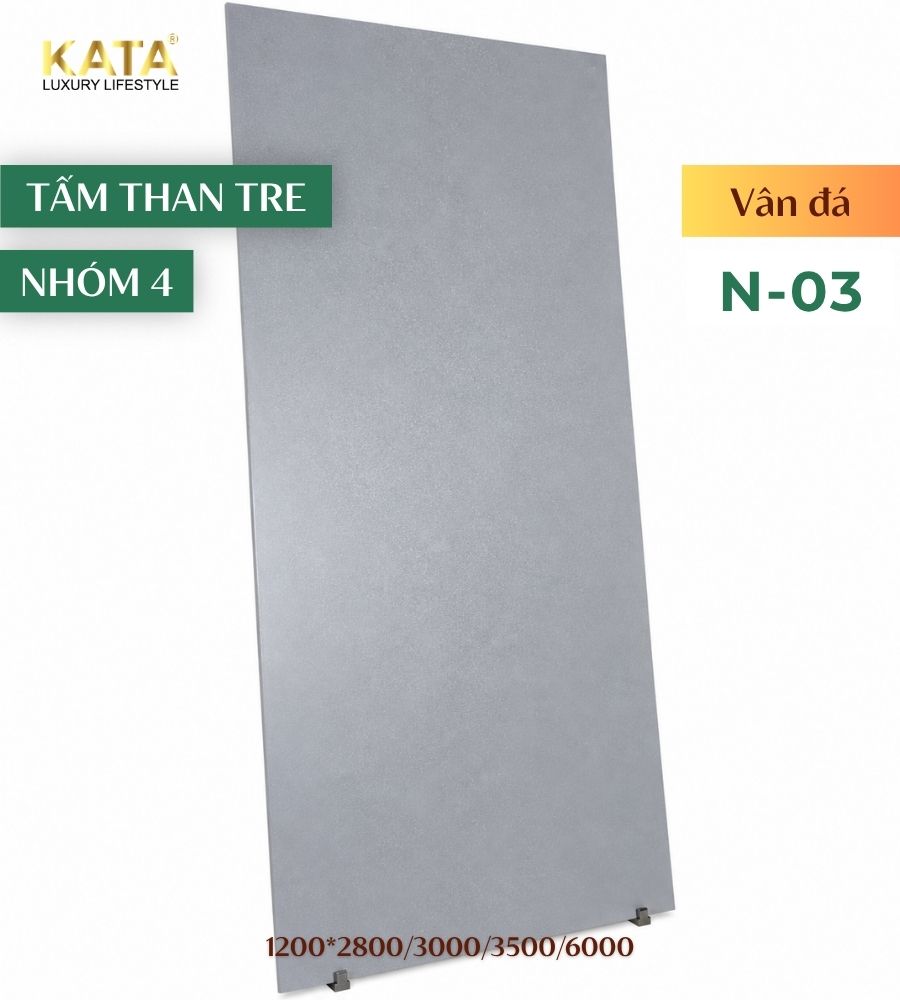 Tấm ốp than tre nhũ N-03