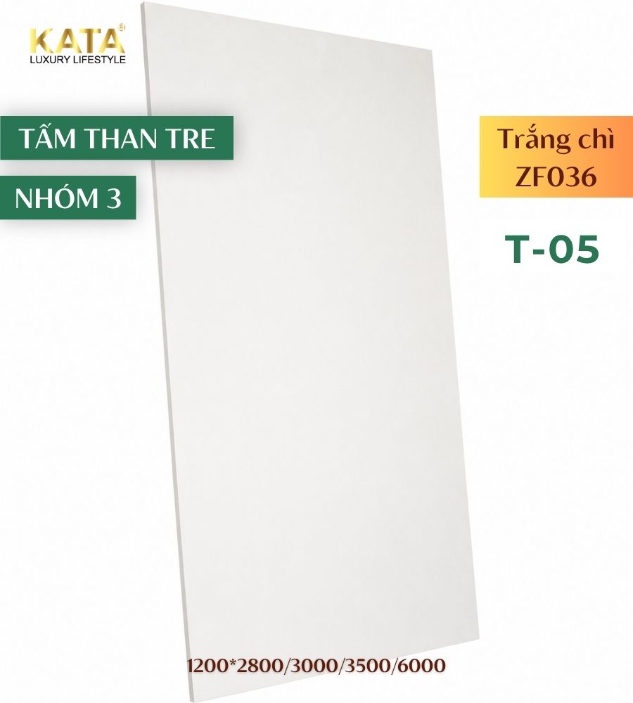 Tấm ốp than tre trắng T-05