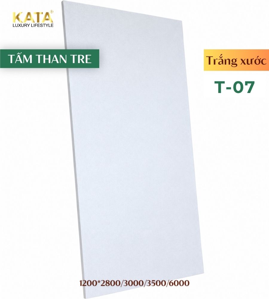 Tấm ốp than tre trắng T-07