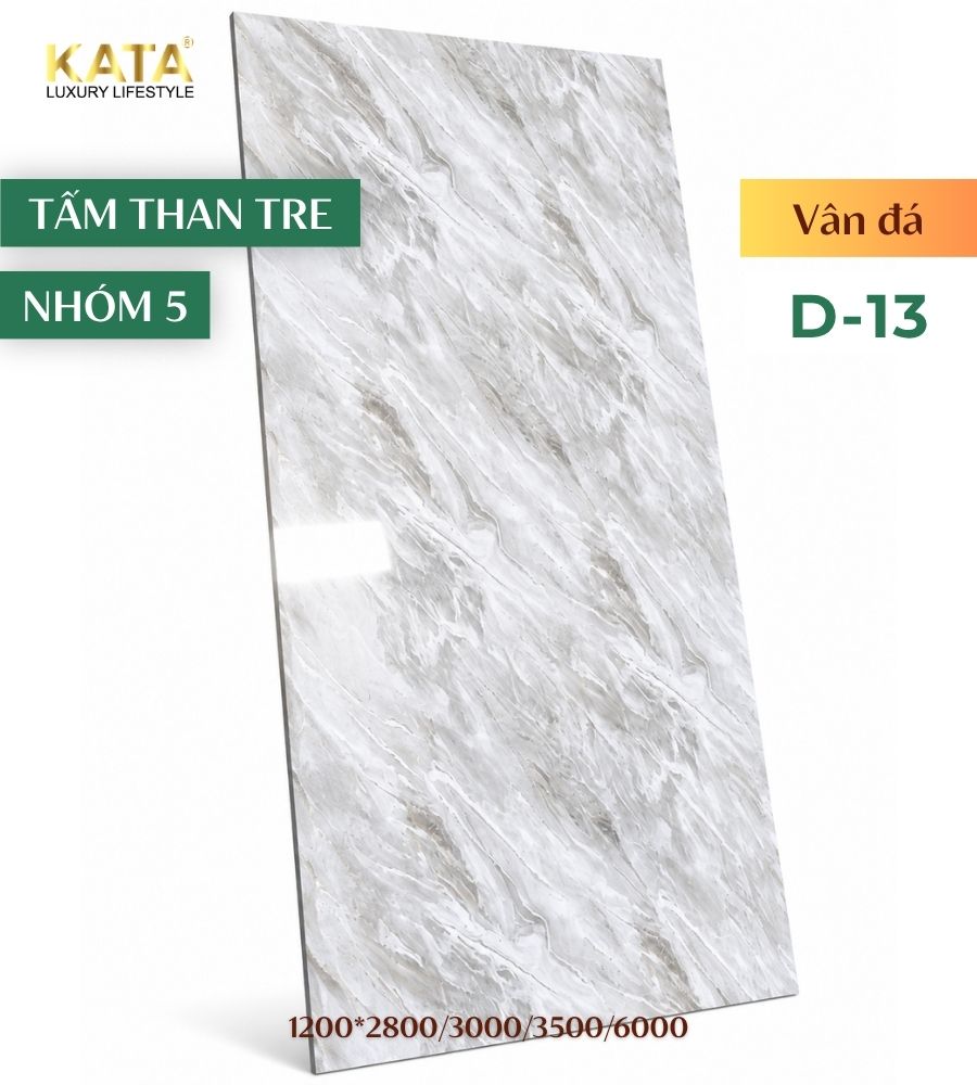 Tấm ốp than tre vân đá D-13