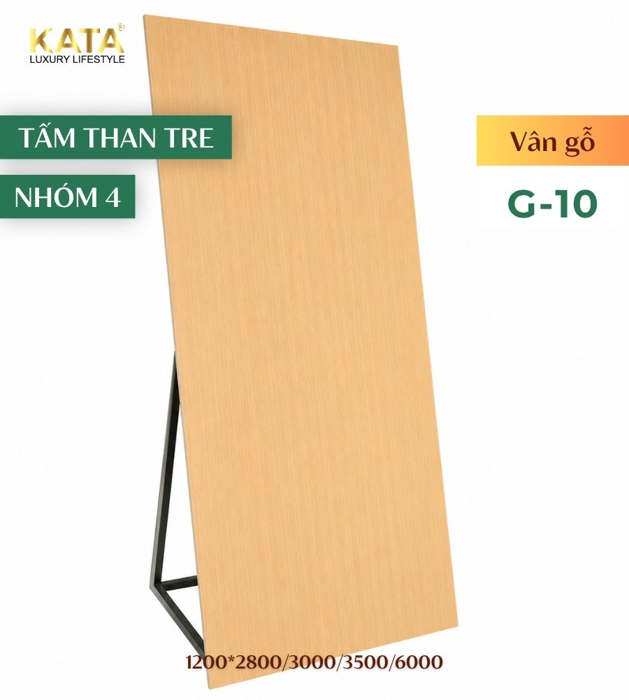 Tấm ốp than tre vân gỗ G-10