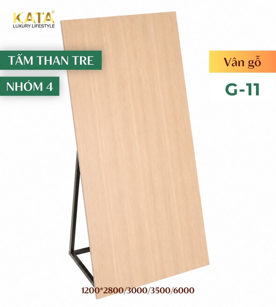 Tấm ốp than tre vân gỗ G-11