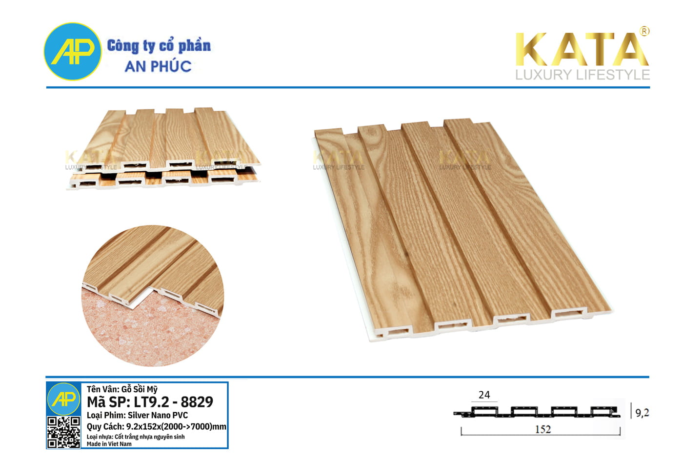 Tấm ốp lam sóng thấp 8829