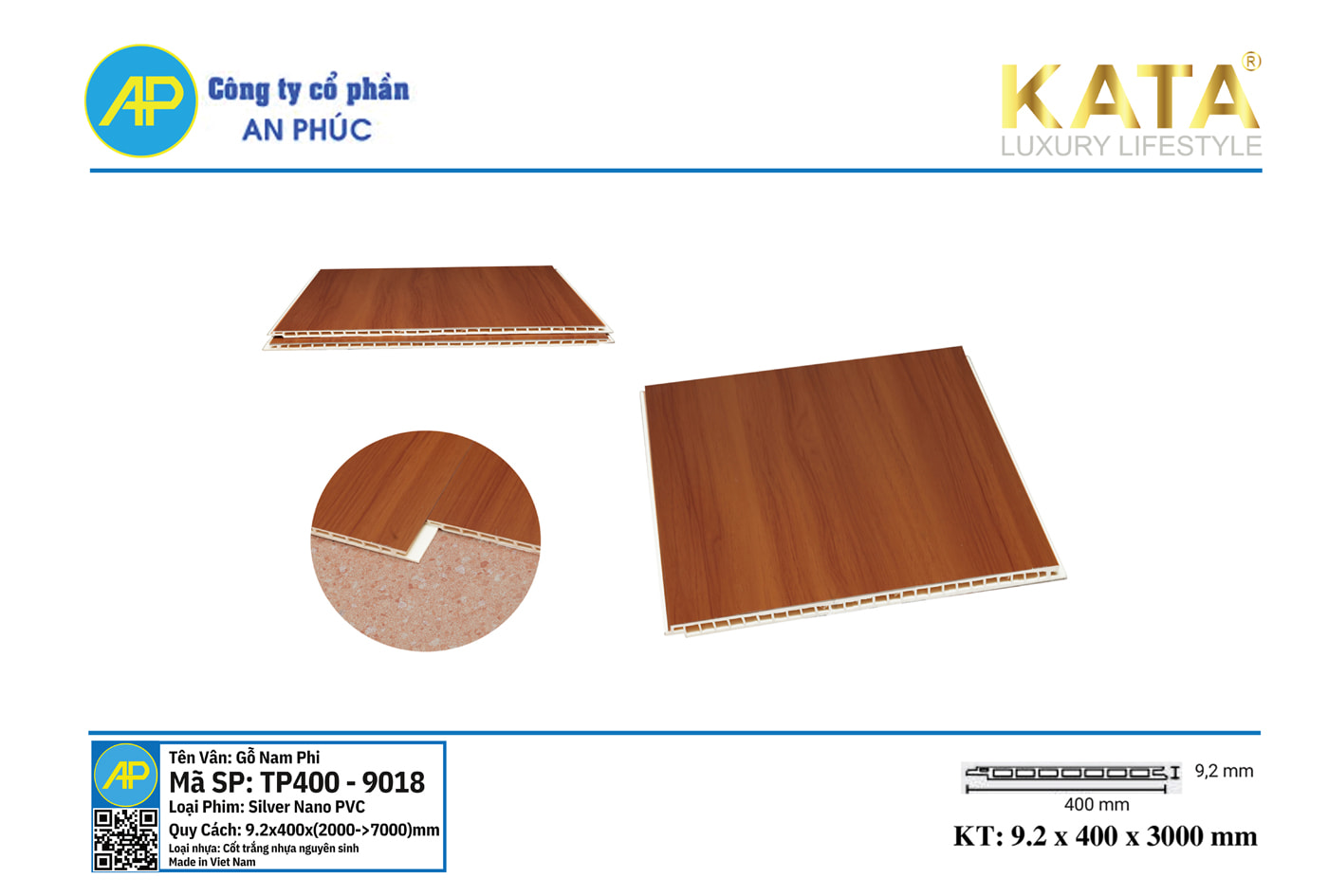 Tấm ốp nano phẳng 9018M6